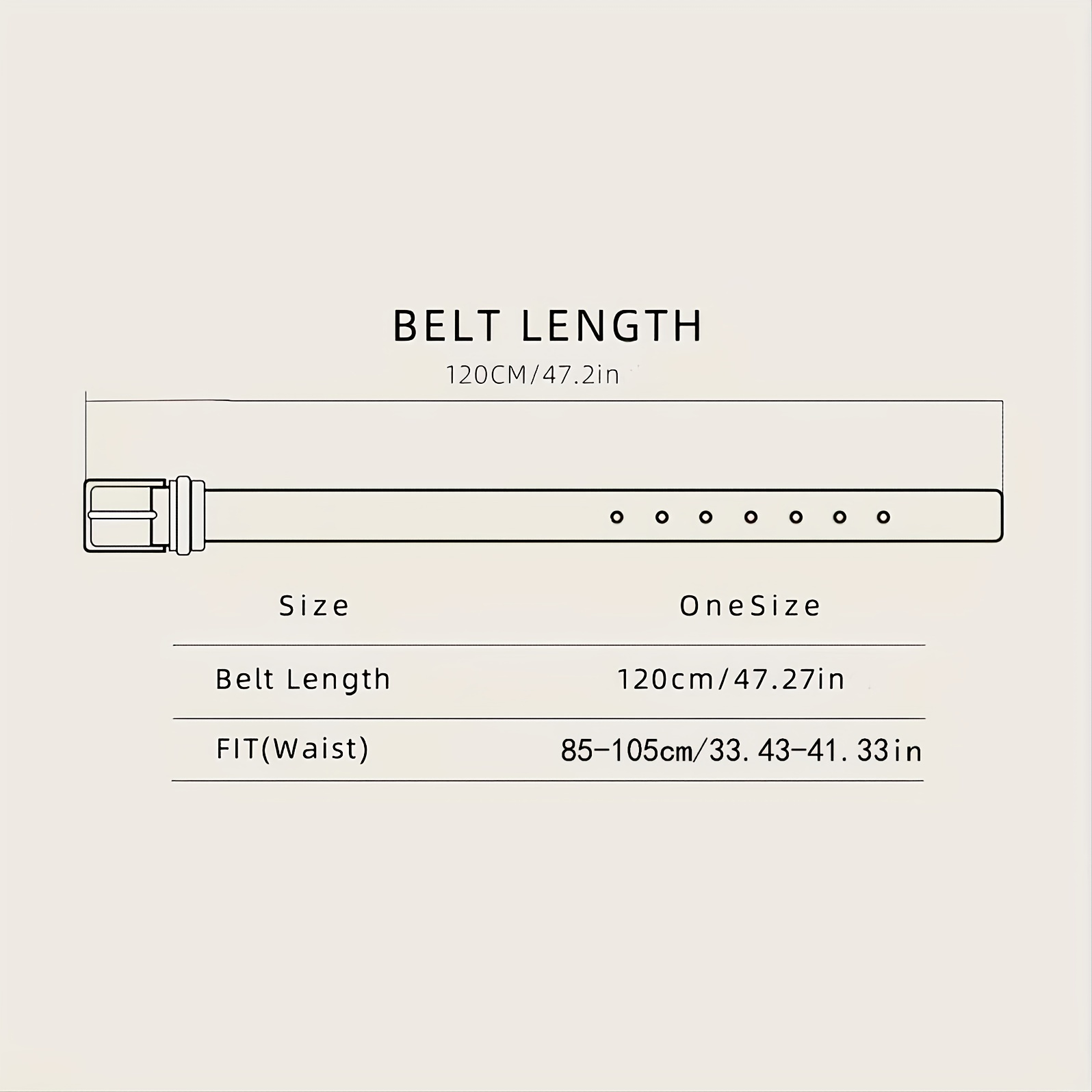 Large Oval Eagle Buckle Belt Embossed PU Leather